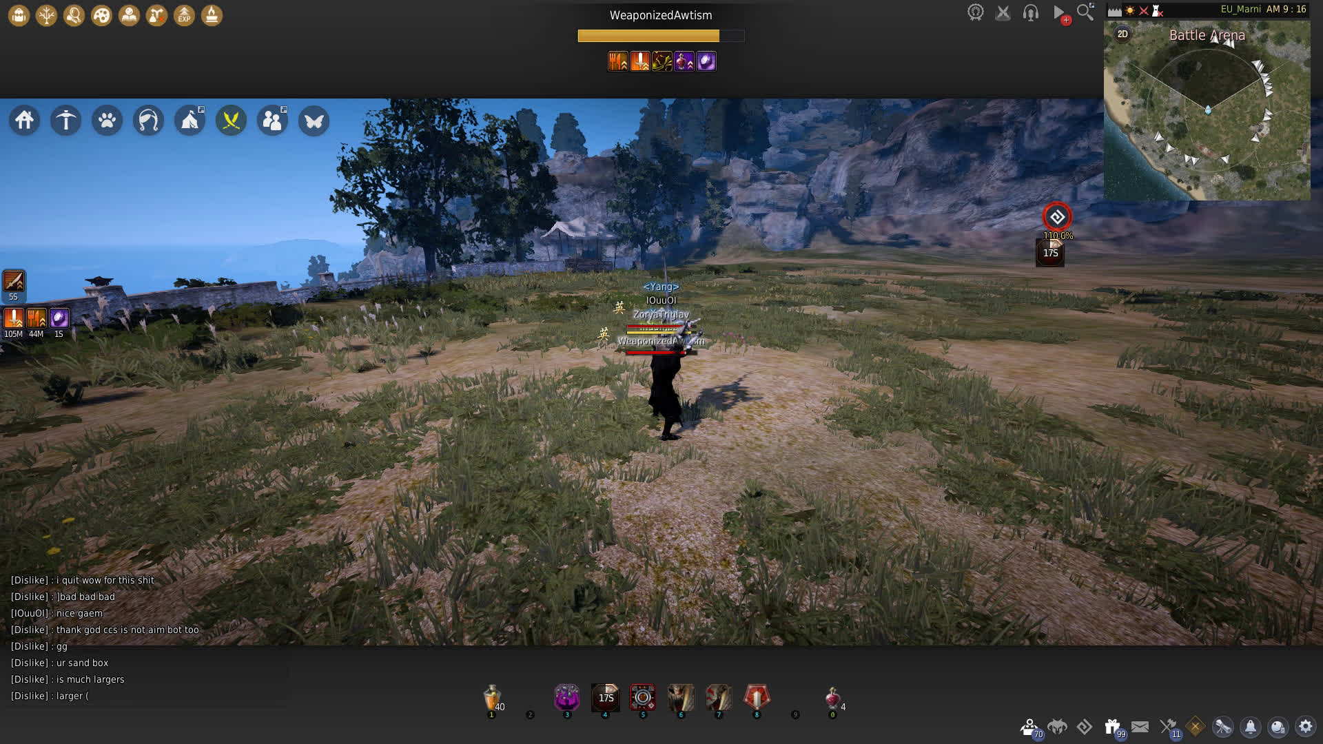 With newest aim assist you could grab everyone in range at 360 degrees, a  way to ruin pvp in the game : r/blackdesertonline