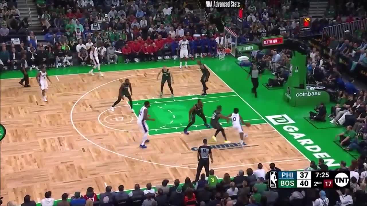 Maxey drive off Embiid