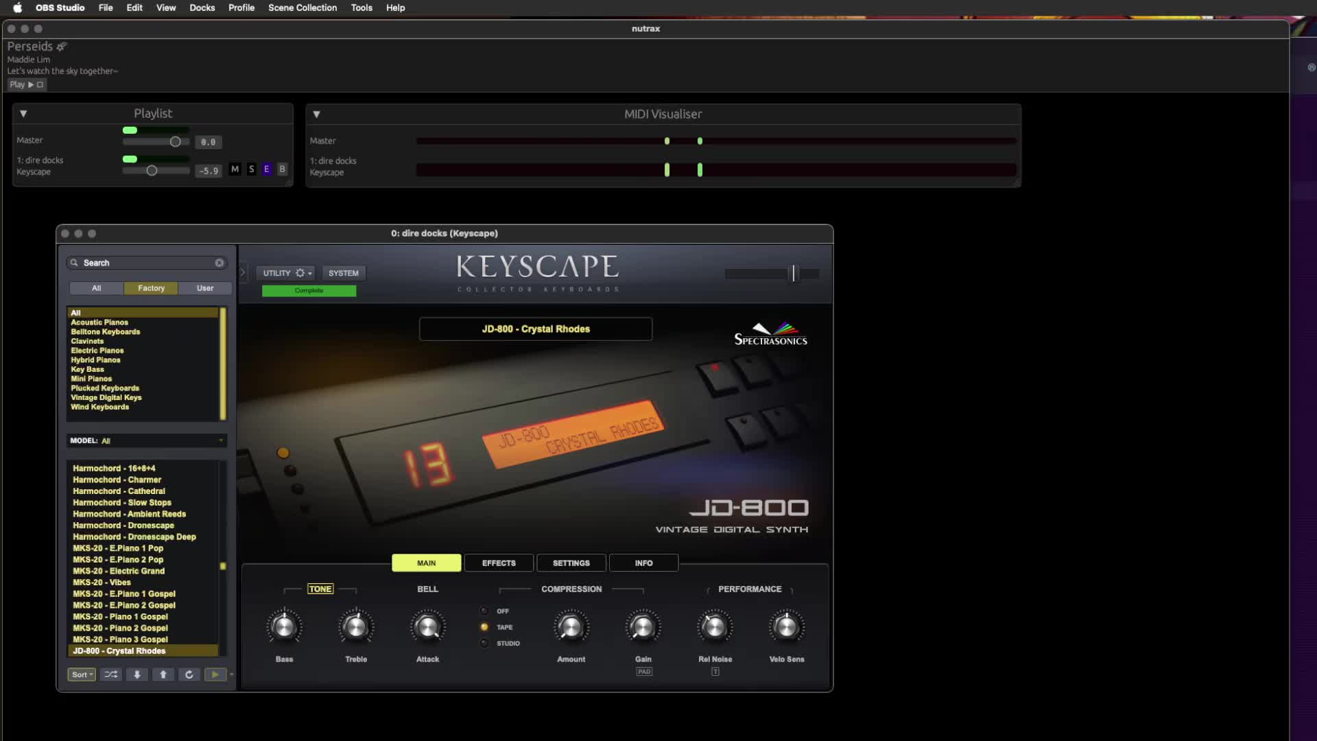 Rust Audio rust audio app - live midi 20230116