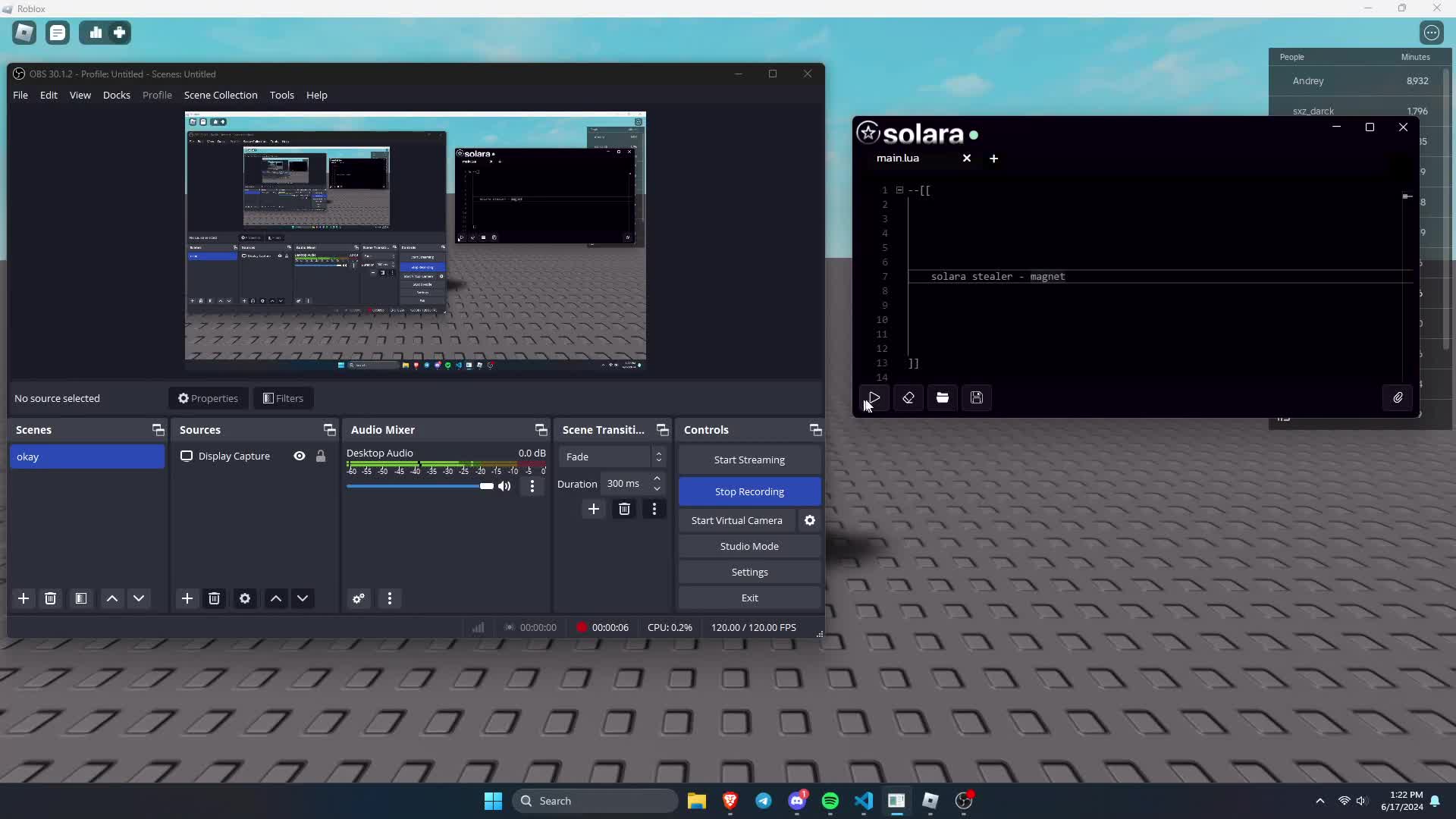 Watch solara account stealer streamable