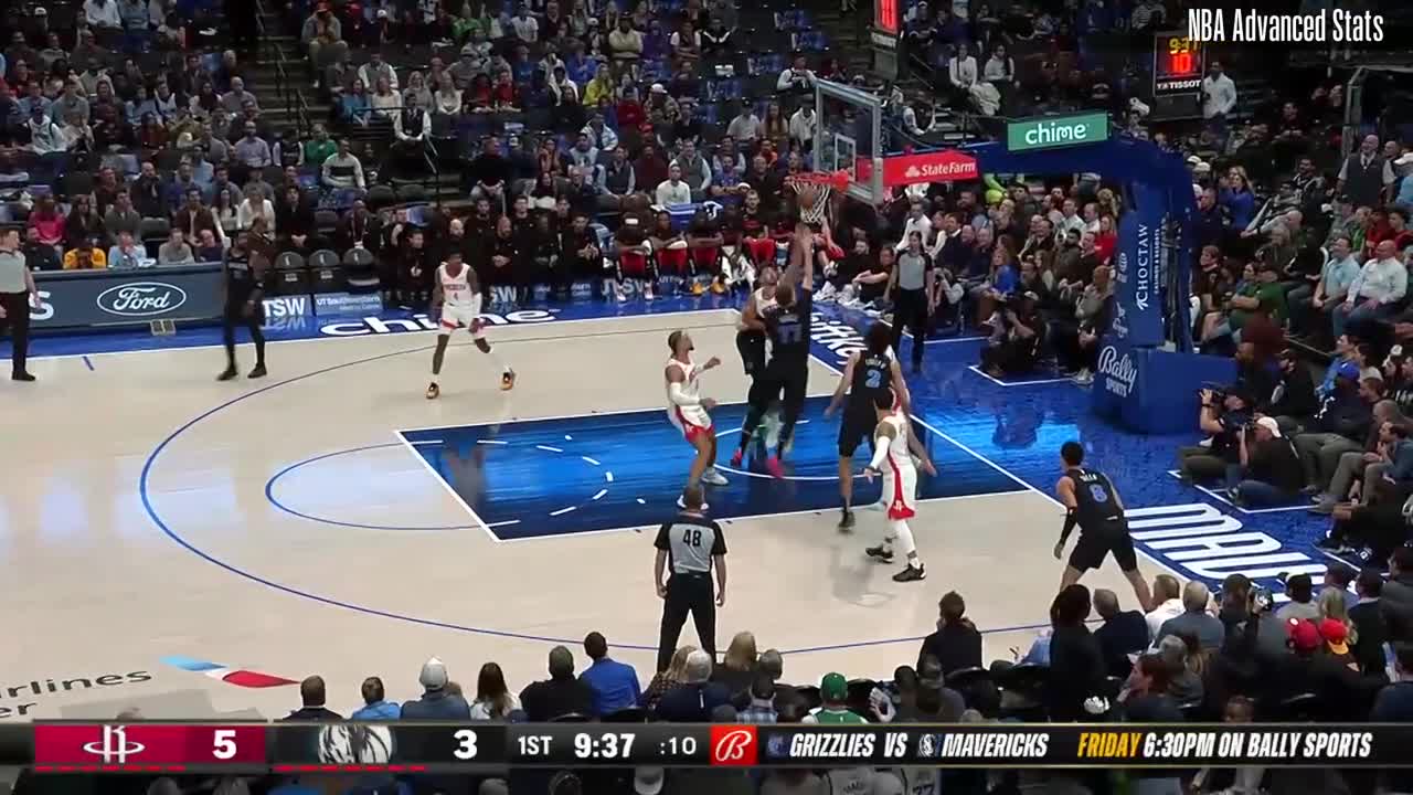 Luka Doncic got back into the paint against the Rockets - Mavs