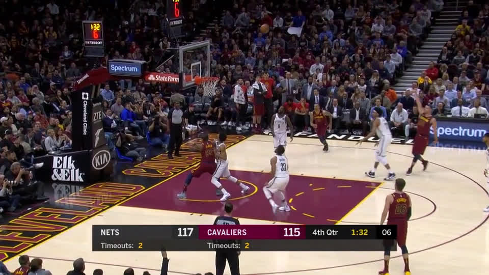 With this assist, LeBron James becomes the only player in NBA history ...