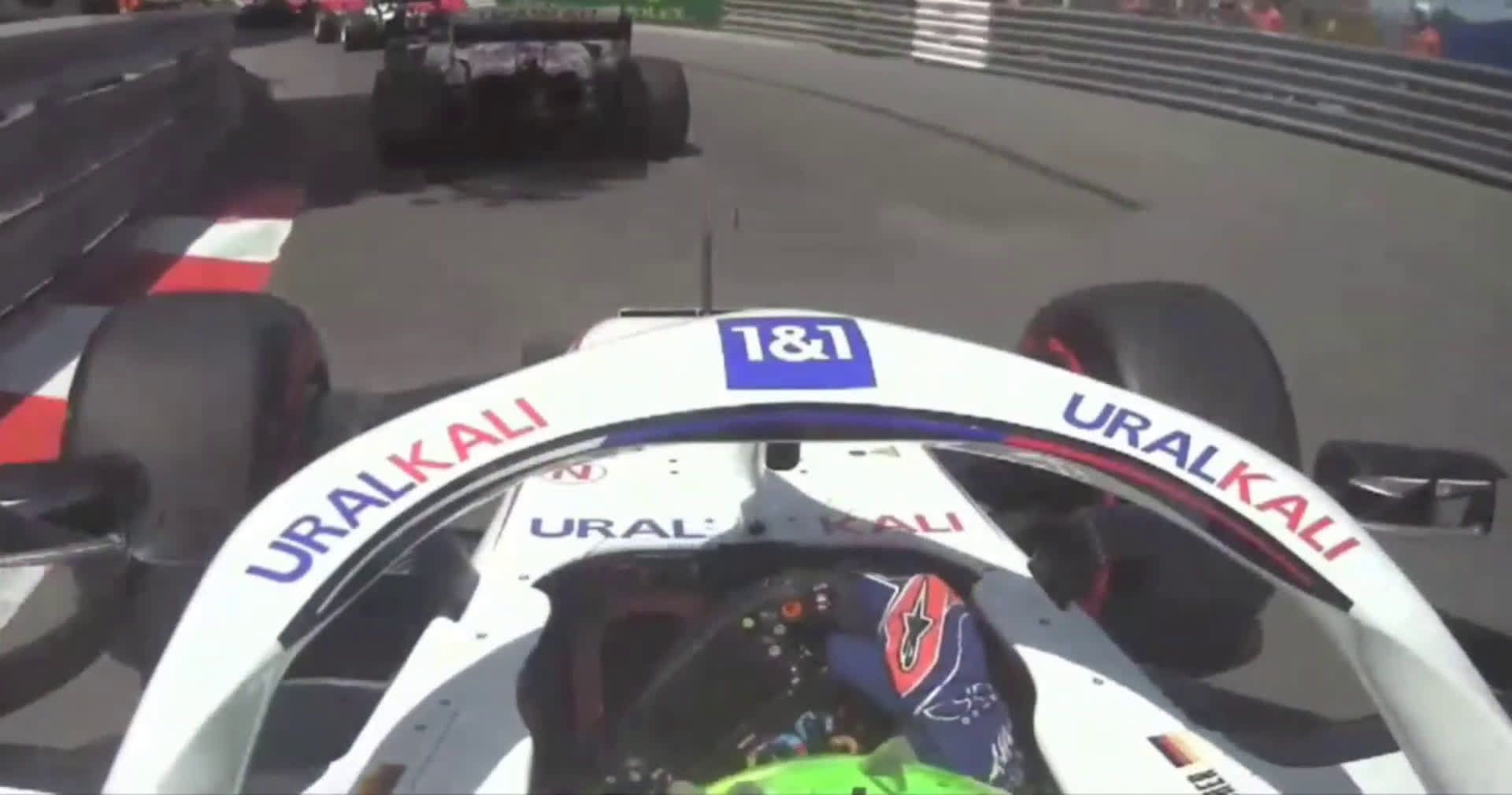 Watch Onboard Mick Schumacher Race Start Pass On Mazepin At Hairpin 2021 Monaco Gp