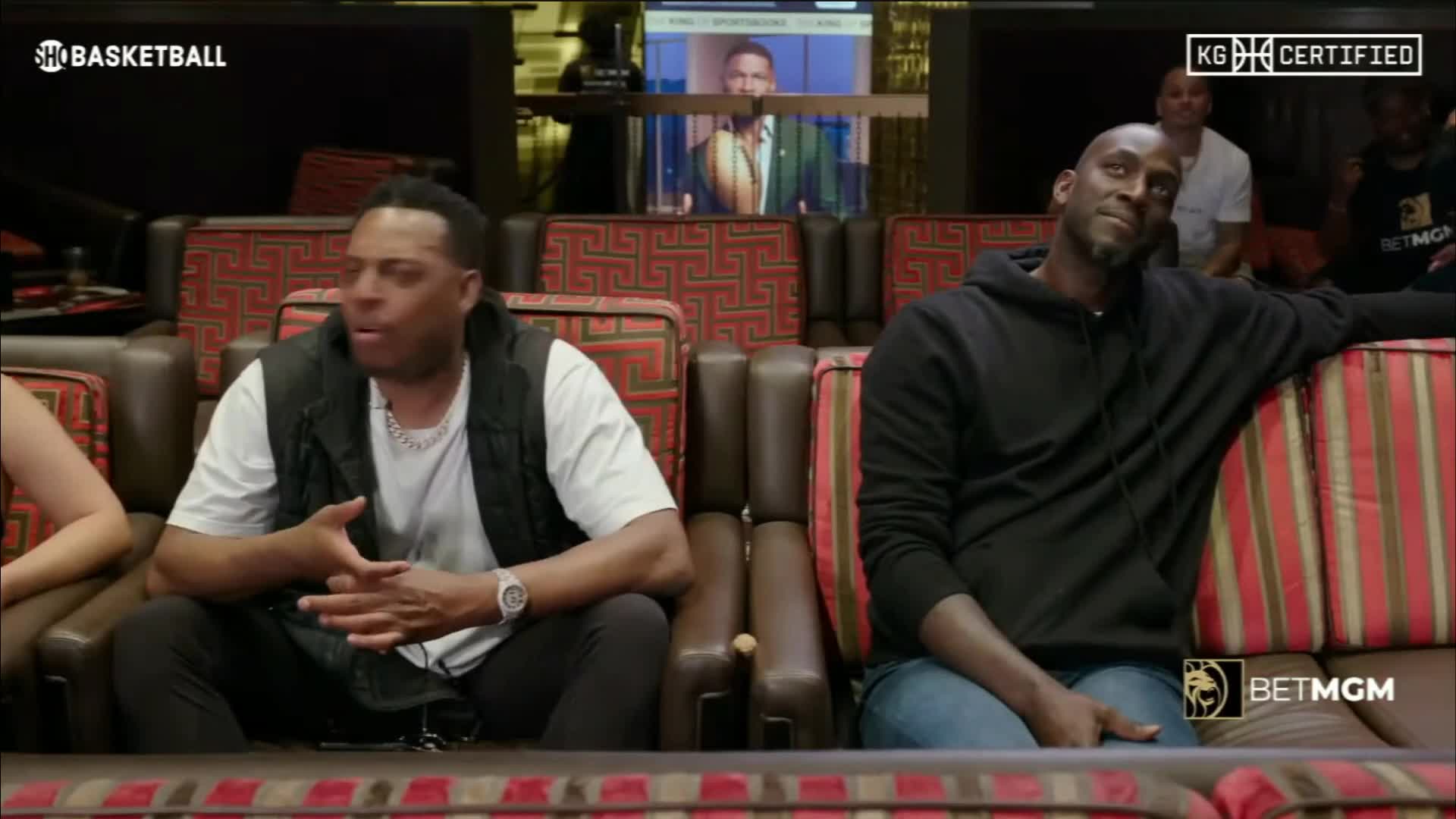 Last night, Paul Pierce showed up crazy drunk to a YouTube livestream of the game with Kevin Garnett, and KG tried to keep it all together