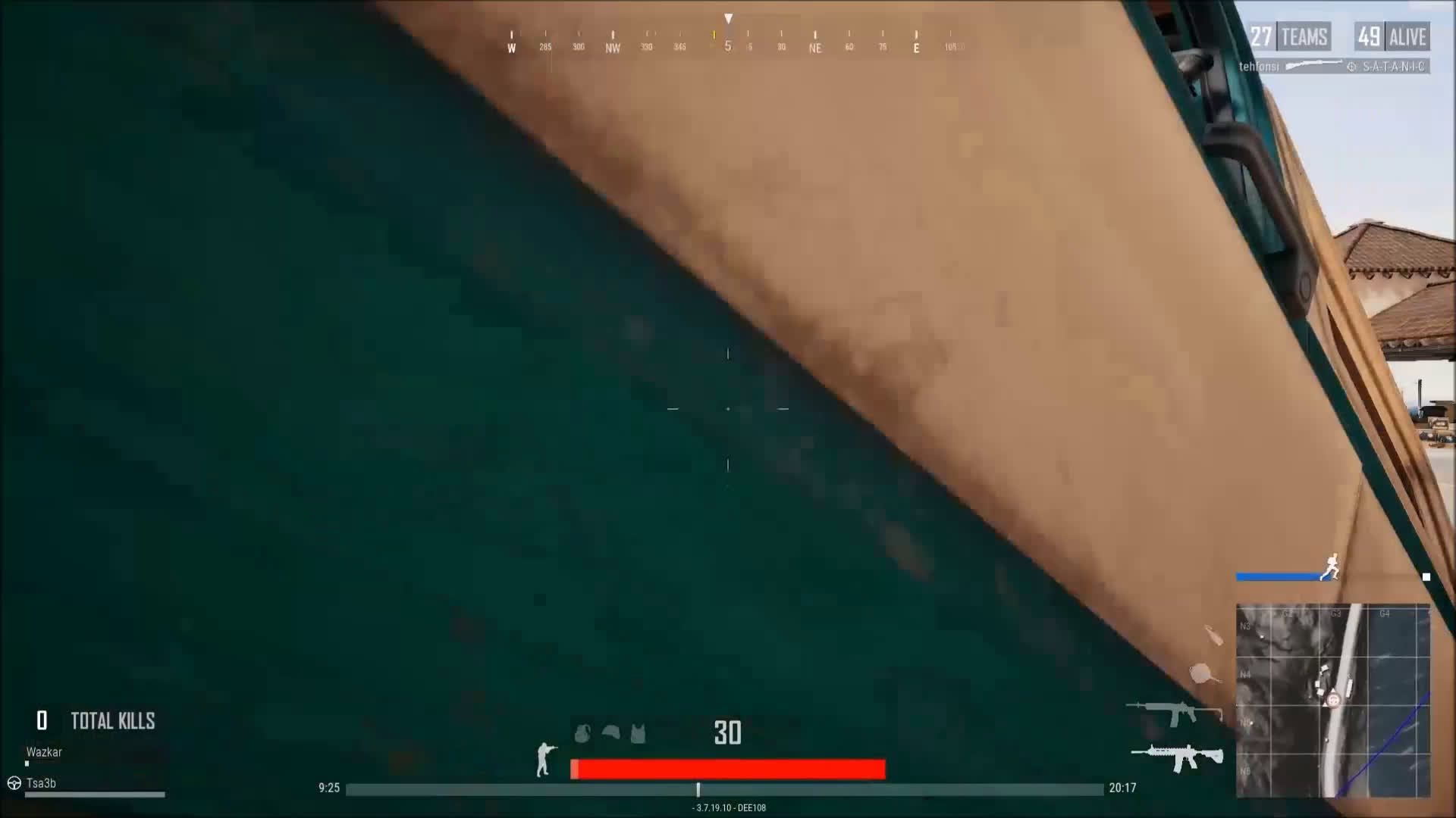 Pickup does an ollie