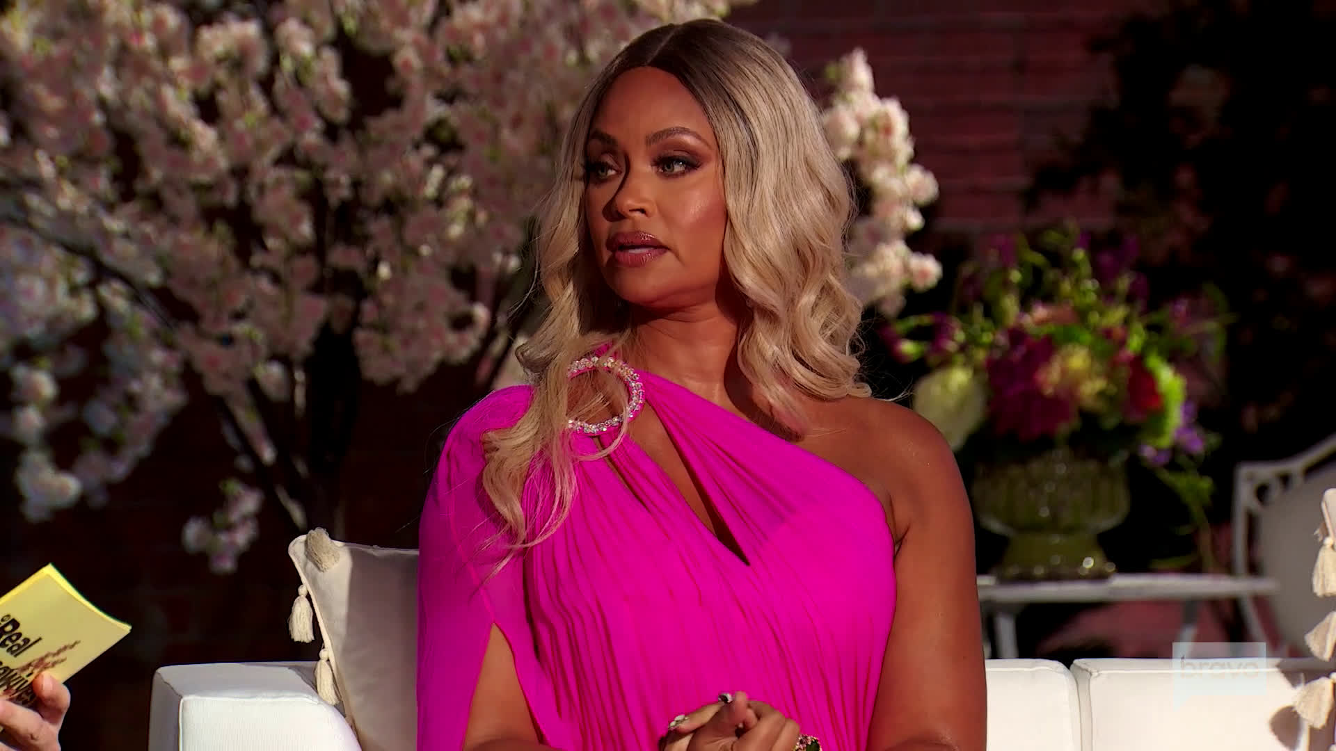 WornOnTV: Gizelle's pink lace leggings on The Real Housewives of Potomac, Gizelle Bryant