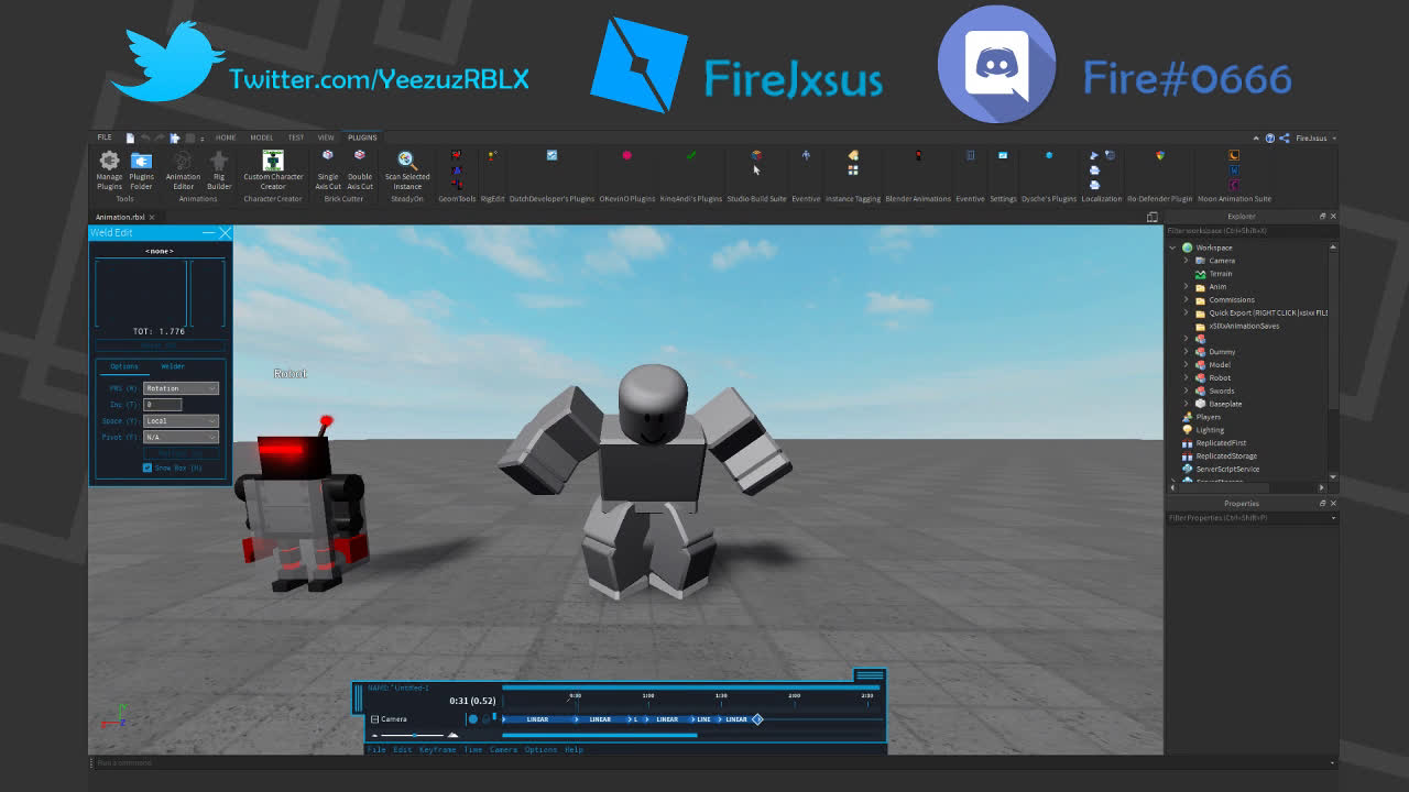Animating In Roblox In This Article I Will Explain How To By Firejxsus Medium - cannot move parts into each other roblox studio