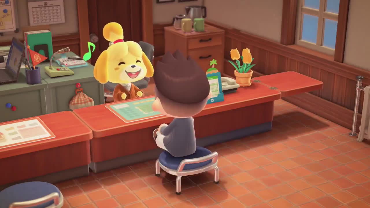 Isabelle Can Sing The Town Tune For You In Animal Crossing New - animal crossing isabelle singing roblox id