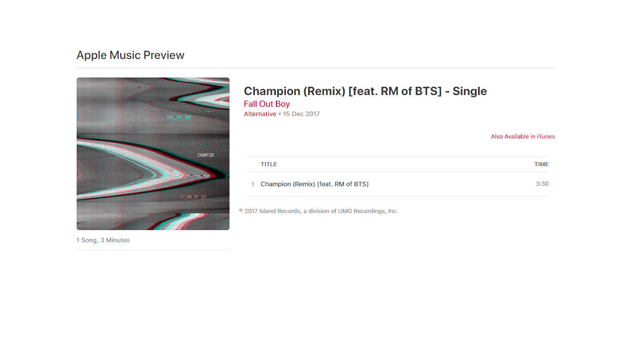 OMG! Fall Out Boy Champion Remix Features of BTS | POPSTAR!