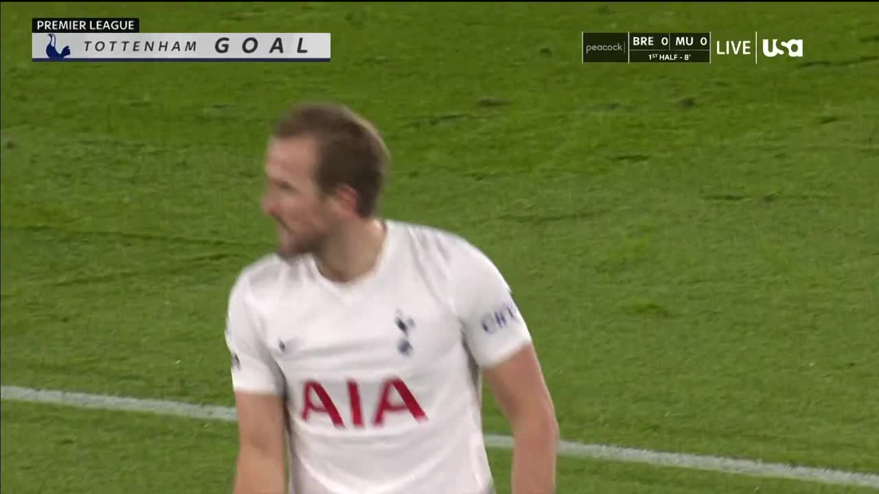 Leicester 1 - [1] Tottenham - Harry Kane 38'