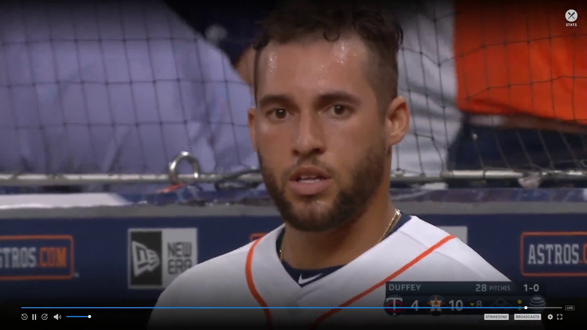 MLB's George Springer Punished For Mouthing Homophobic Slur at Umpire