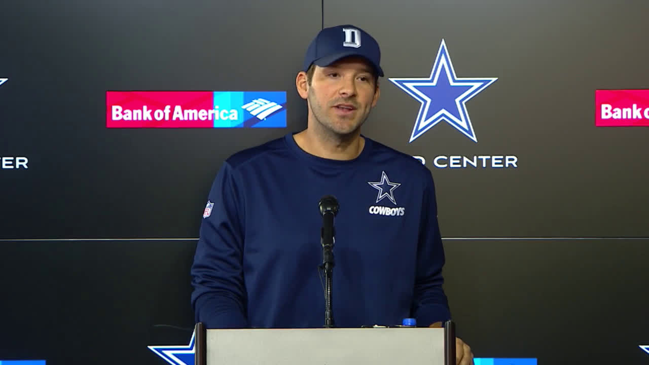 Tony Romo Delivers Statement