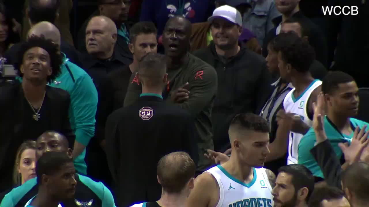 Michael Jordan Slaps Malik Monk On His 