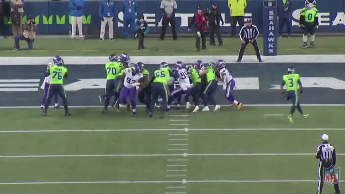 How the Seahawks offense rolled over the Vikings in the first quarter -  Field Gulls