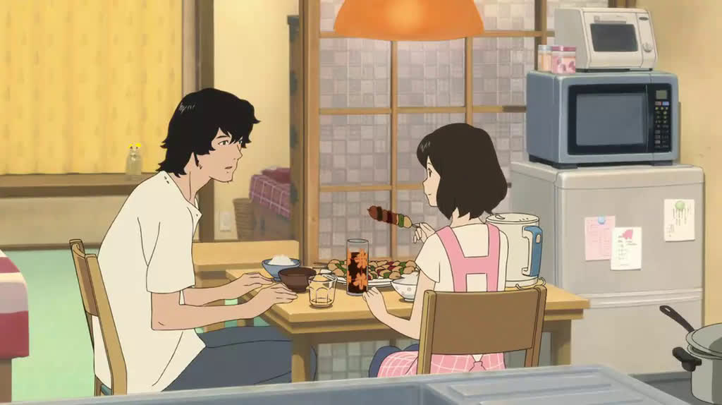 Beautiful no-dialogue scene from Wolf Children : r/anime