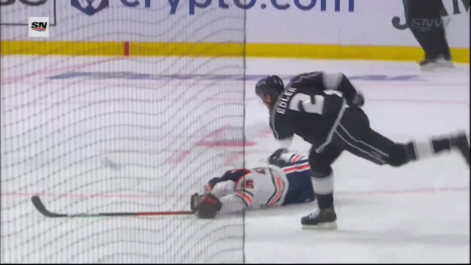 Ryan NugentHopkins cross checking, playoff hockey replays