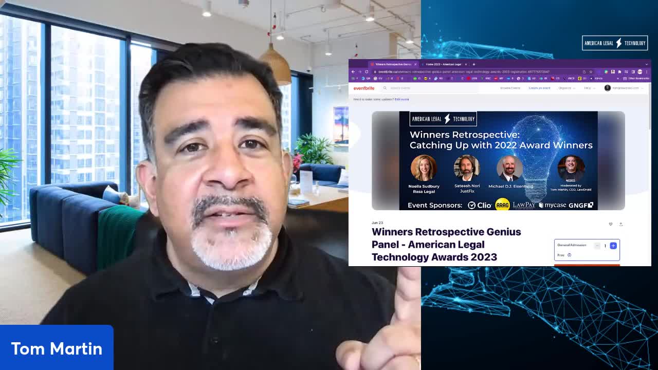 Tom's June 2023 Check In - American Legal Technology Slack Group