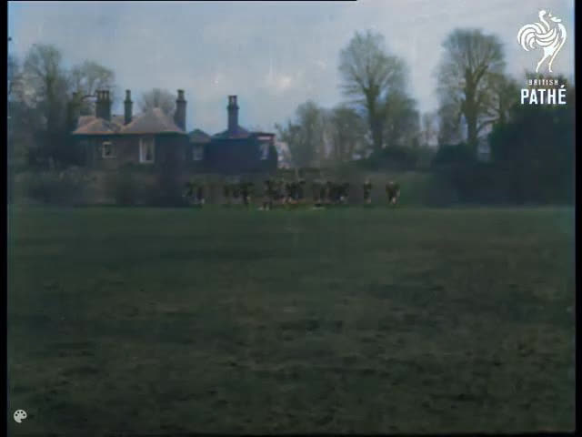 Watch Rugby Training (1919) - AI Colourised | Streamable