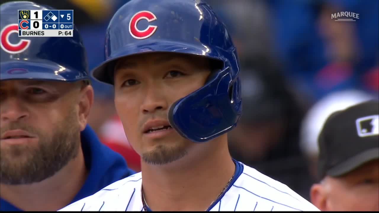 Steven Kwan hits a bases clearing triple to make it 9-5 Guards! : r/baseball