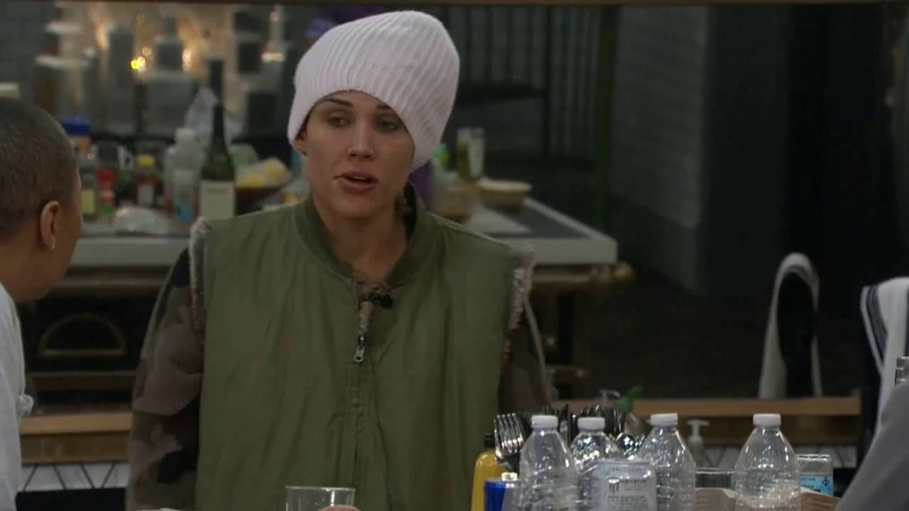 Lolo is upset about her NInja Turtle hair after HOH comp