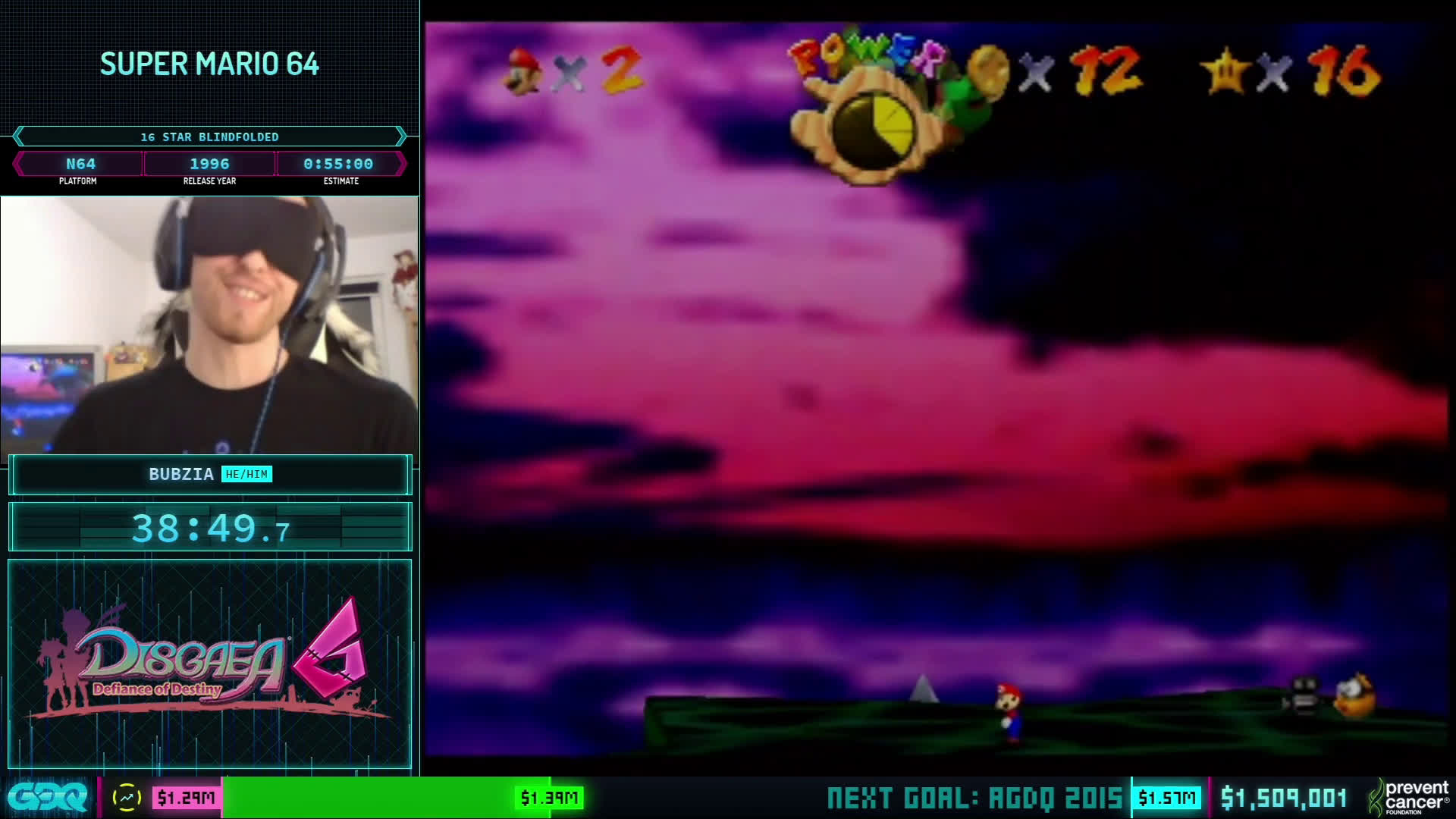 An update on the people speedrunning Mario while blindfolded