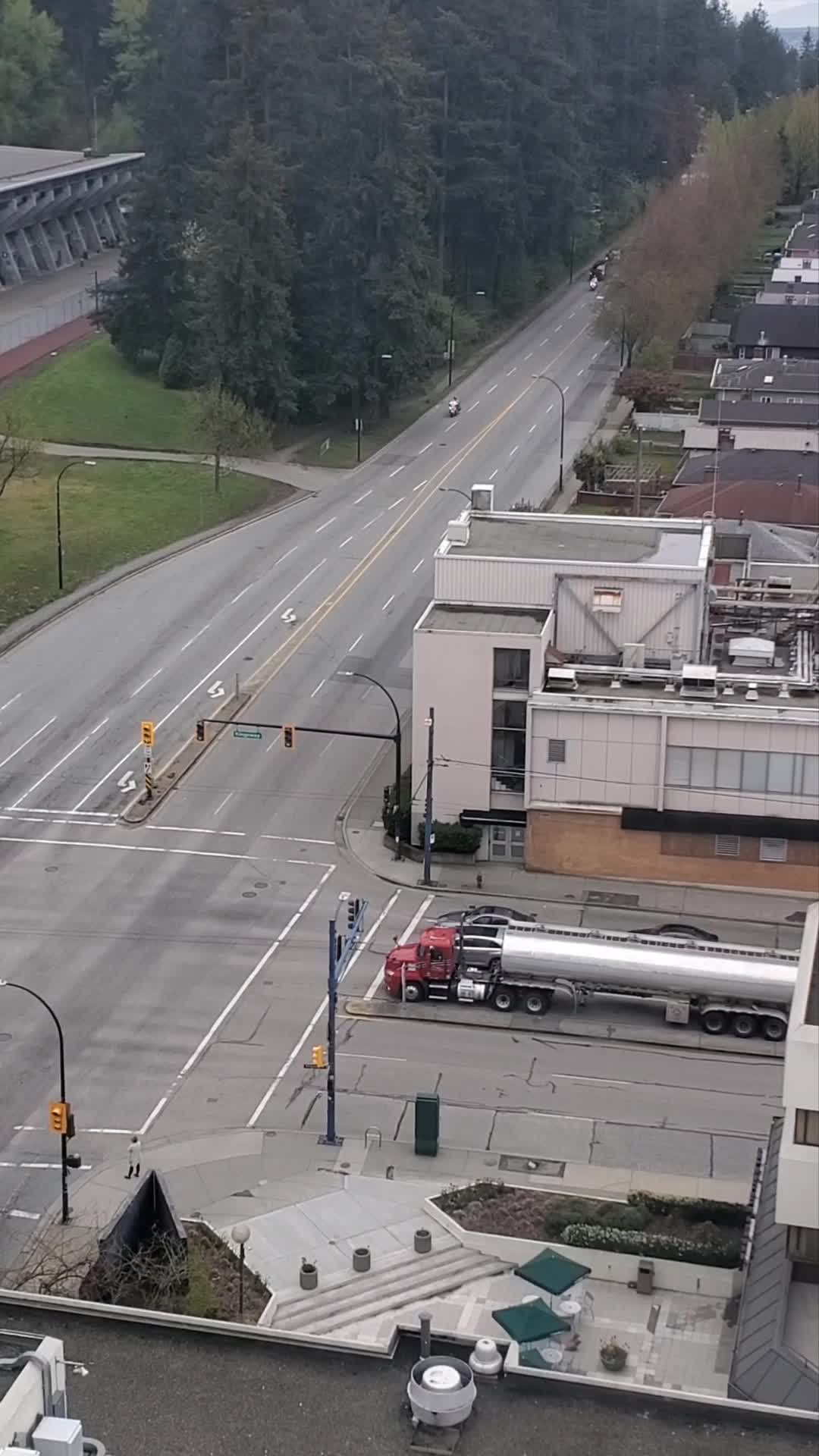 Police escort Vancouver BC