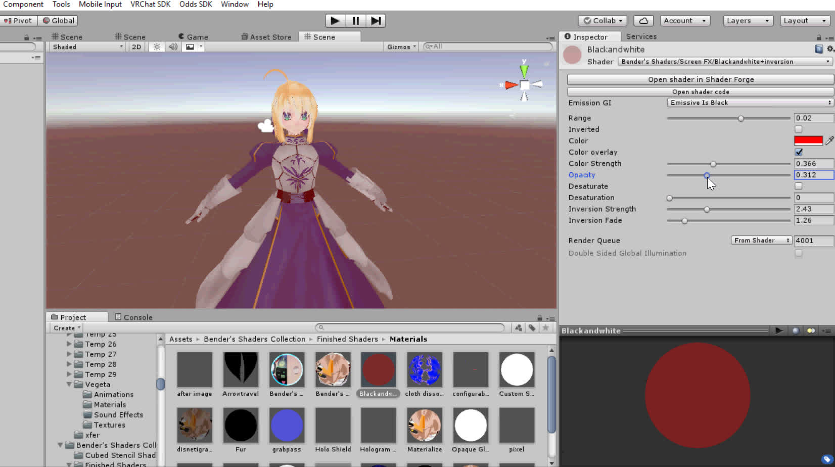 Black n white + inversion