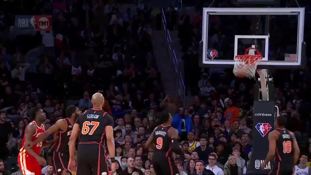 NBA Memes - Trae Young gets spit on by Knicks fan