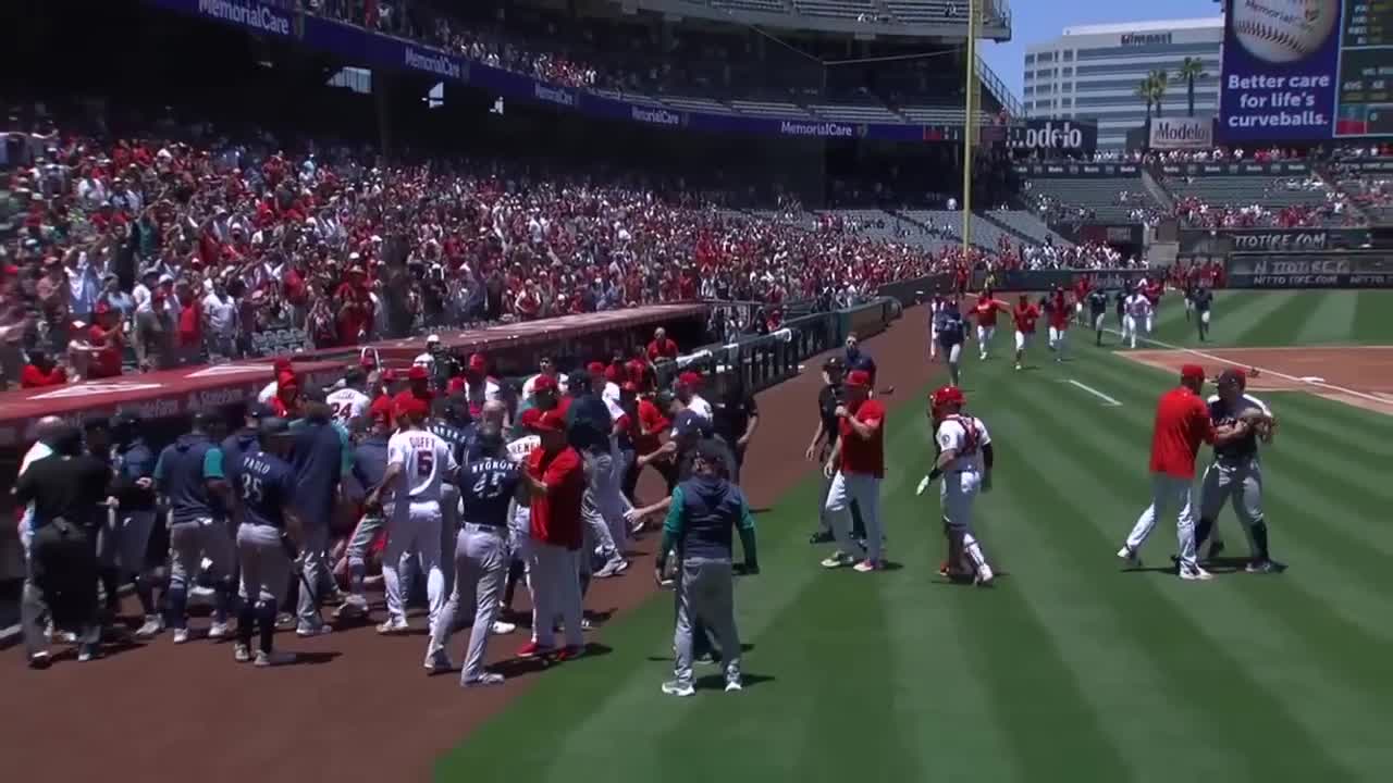 MLB Announces 12 Suspensions After Angels-Mariners Brawl