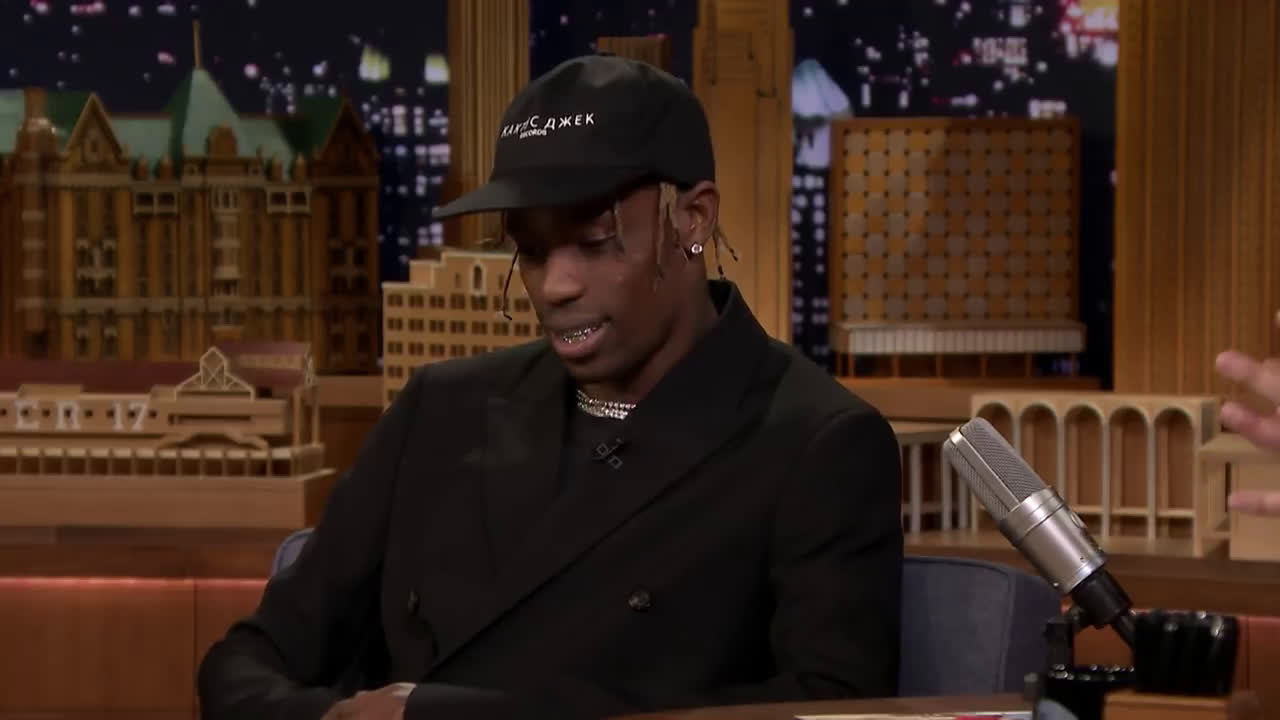 Travis Scott's contagious laughter