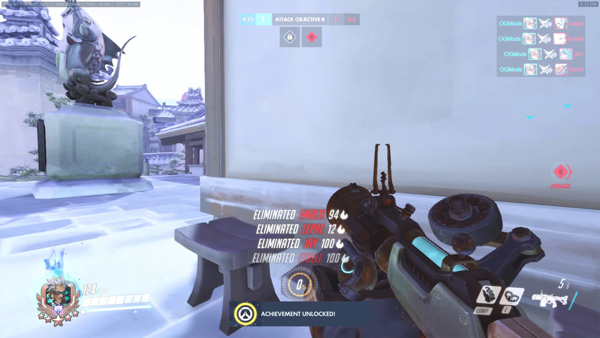How to take hanamura's point B using junkrat