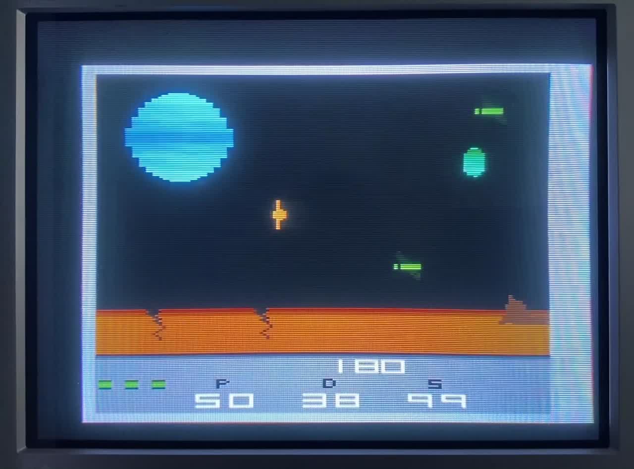 Atari 2600 Sentinel with SMS Phaser light gun via the MiSTer FPGA