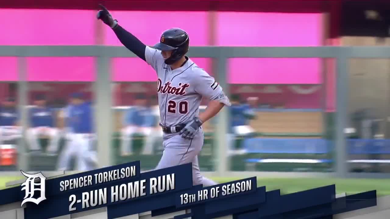 Highlight] Spencer Torkelson crushes a 430 foot bomb, his 13th of the year,  to give the Tigers a 2-0 lead : r/baseball
