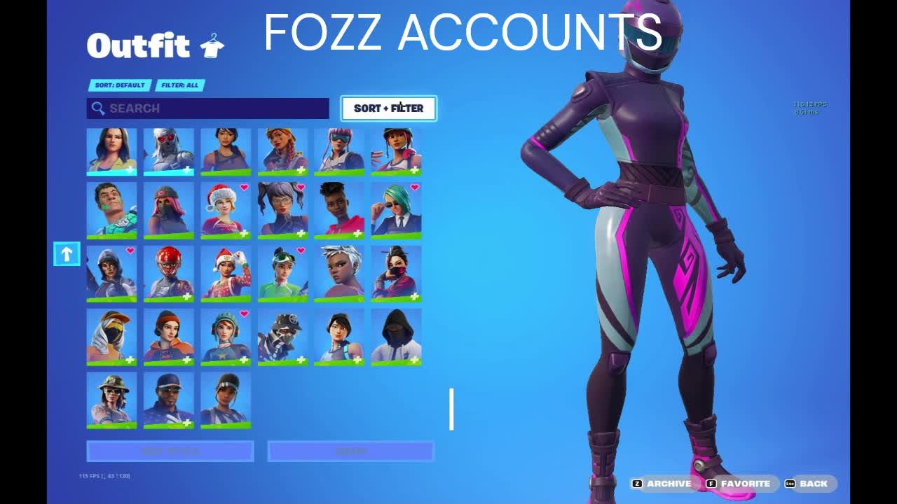 Foxzz 272 FOZZ SKIN ACCOUNT