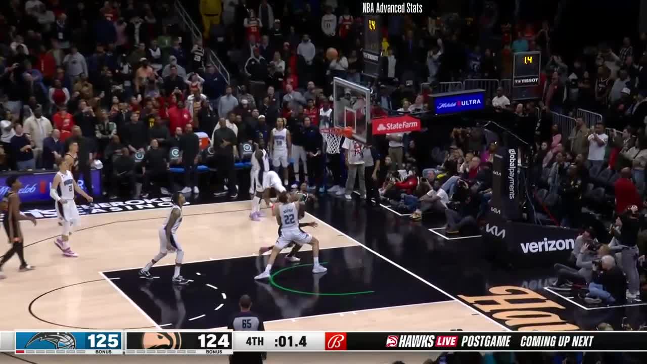 Murray draws shooting foul to win the game Q4 vs Magic