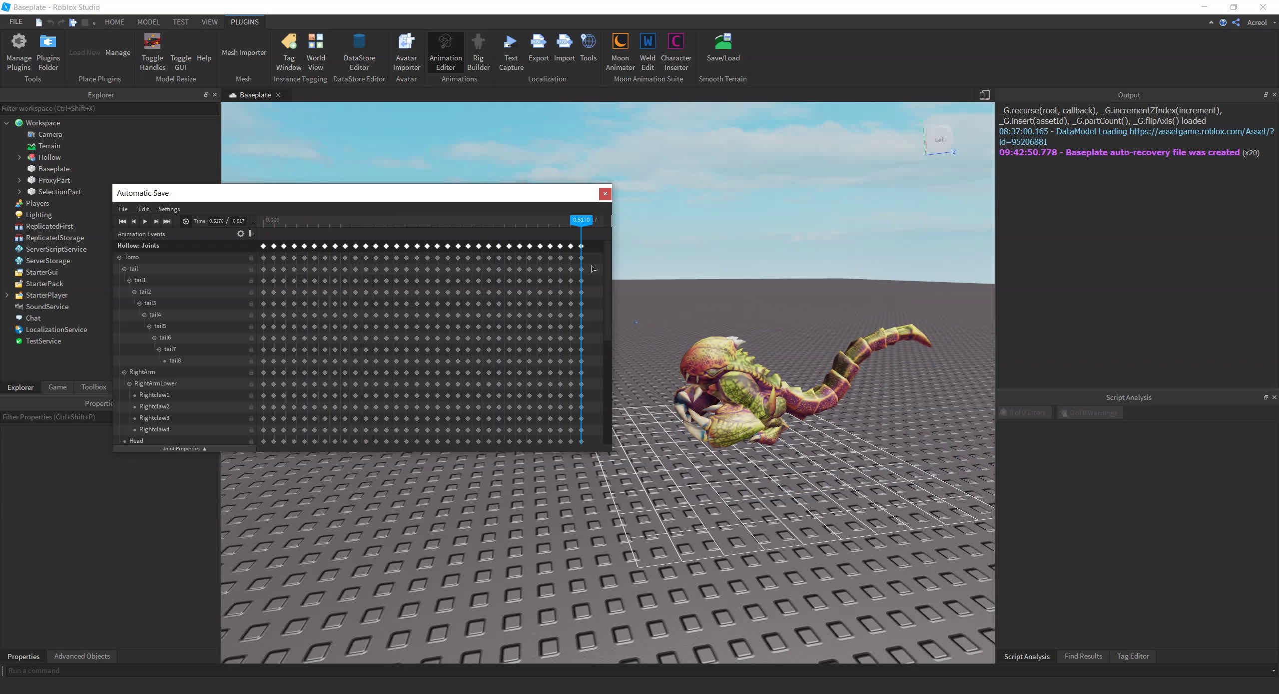 Animations Break With Custom Rigs Engine Bugs Devforum Roblox - roblox how to import animations