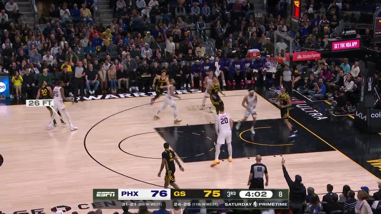 Watch [Highlight] Steph over KD for a 7th triple! | Streamable