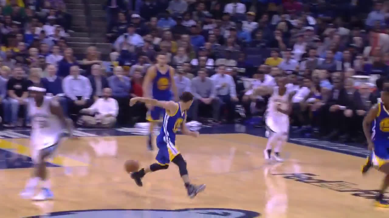 Stephen Curry Banks In A Wild Circus Shot Vs. Grizzlies