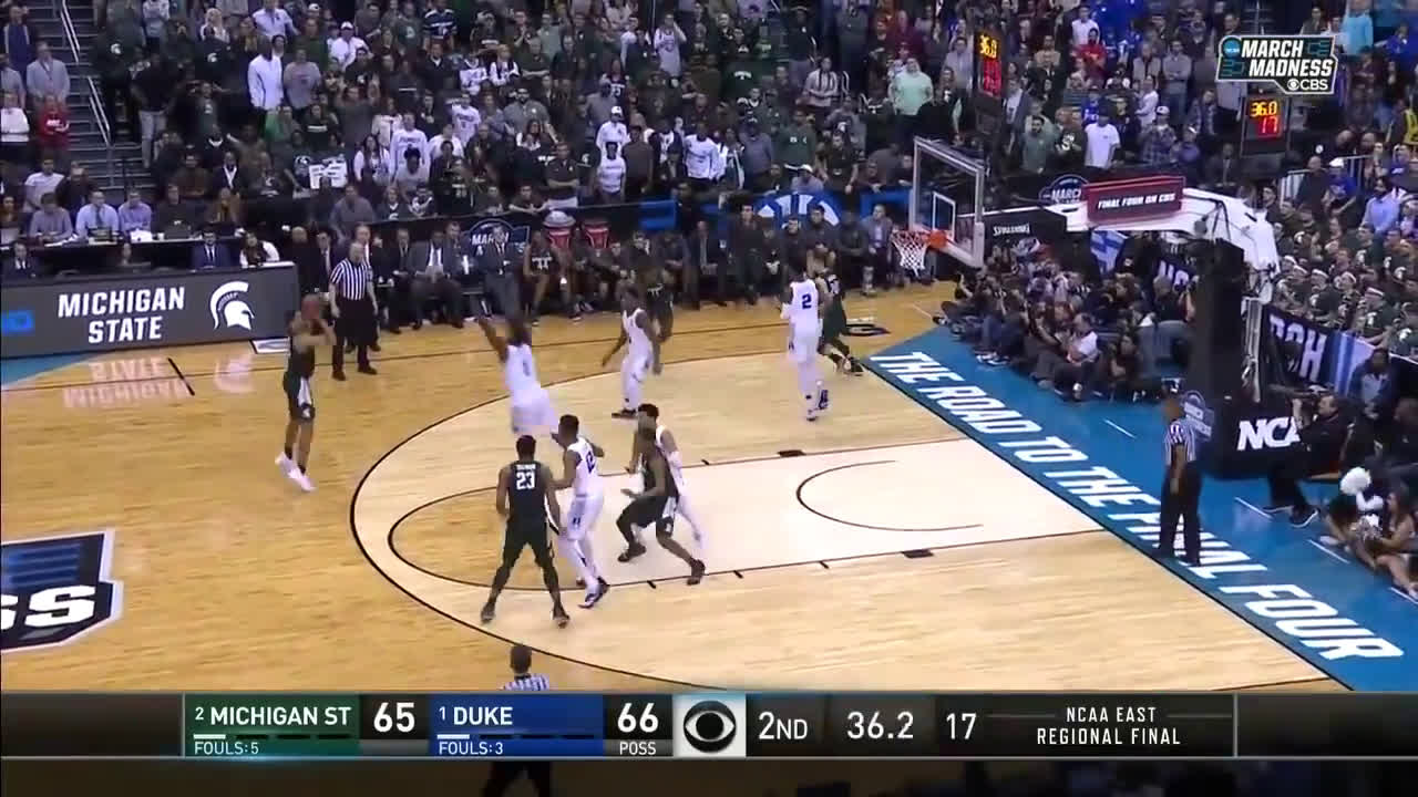 Duke Michigan State tripla finale di Goins MM