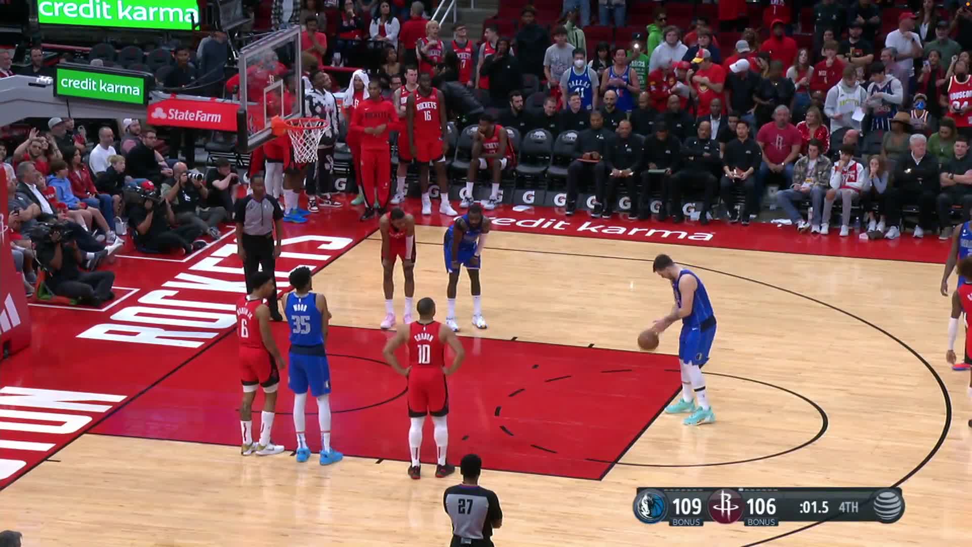 [Highlight] Luka out jumping Kevin Porter Jr before icing the game on