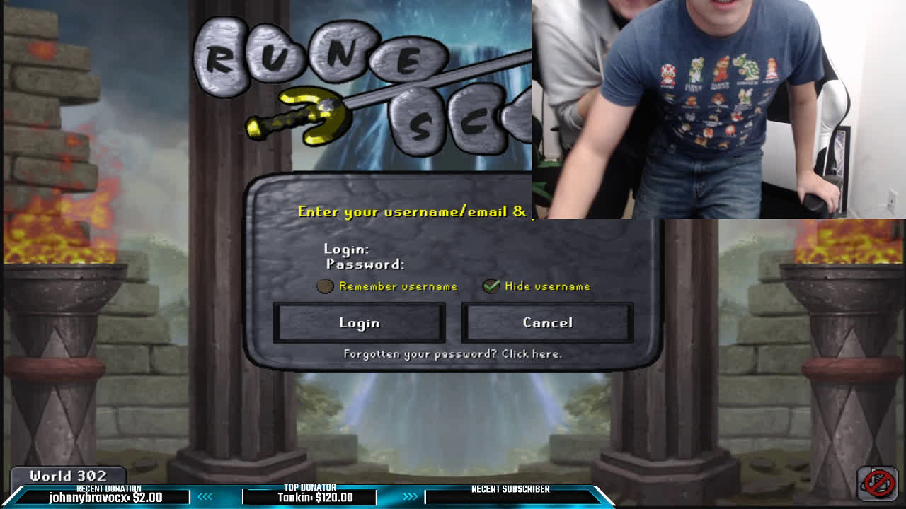Runescape streamer's friends drop his bank and log out while he goes to ...