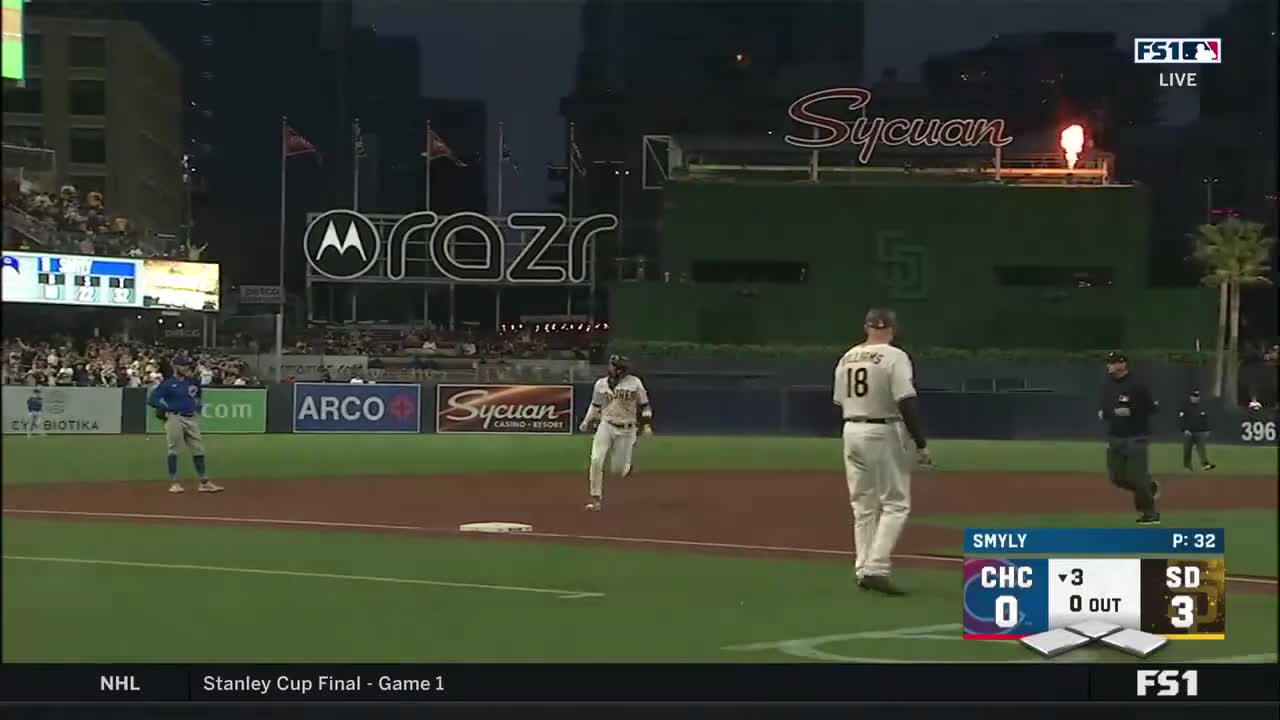 Chas McCormick ties it up with a 3-run homer off of Aroldis