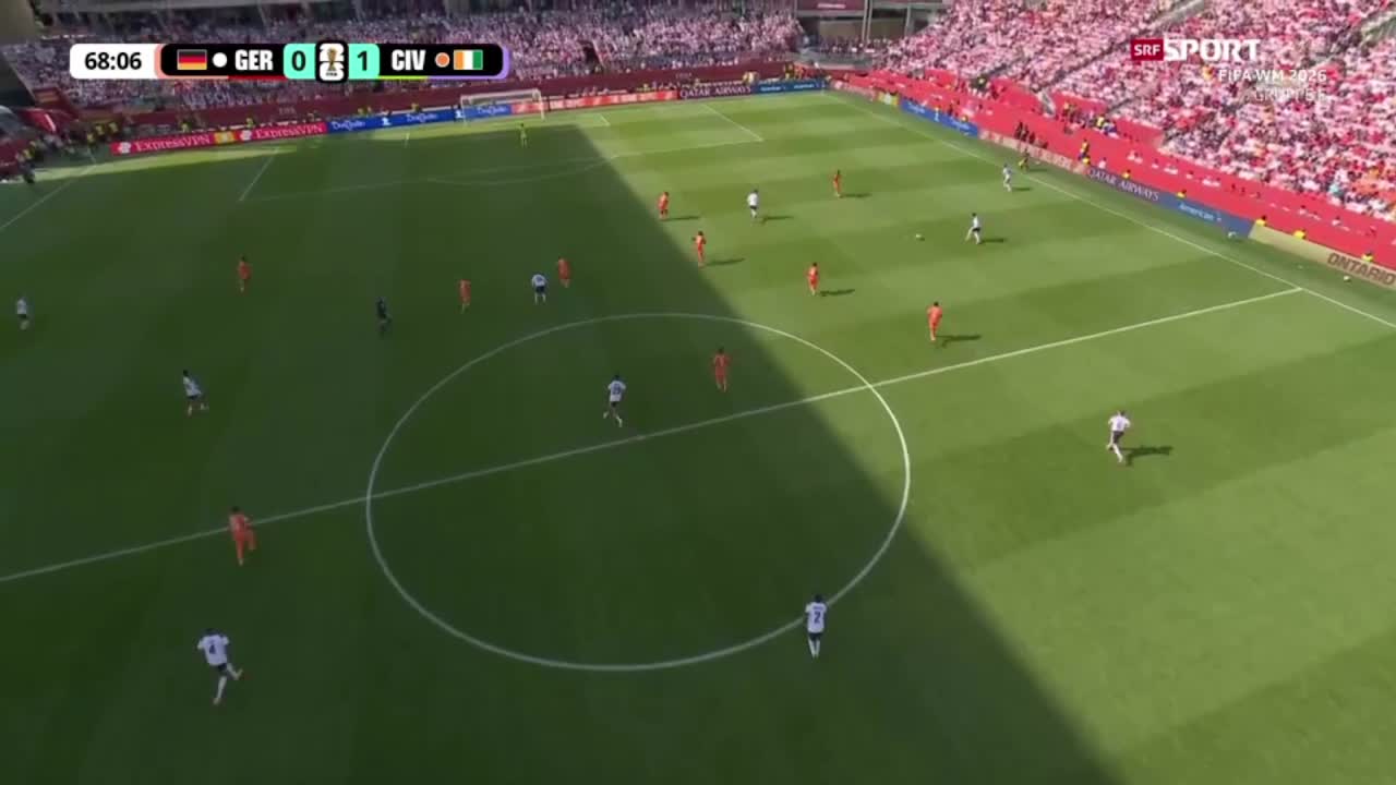 Germany 1-1 Ivory Coast - Deniz Undav 68'