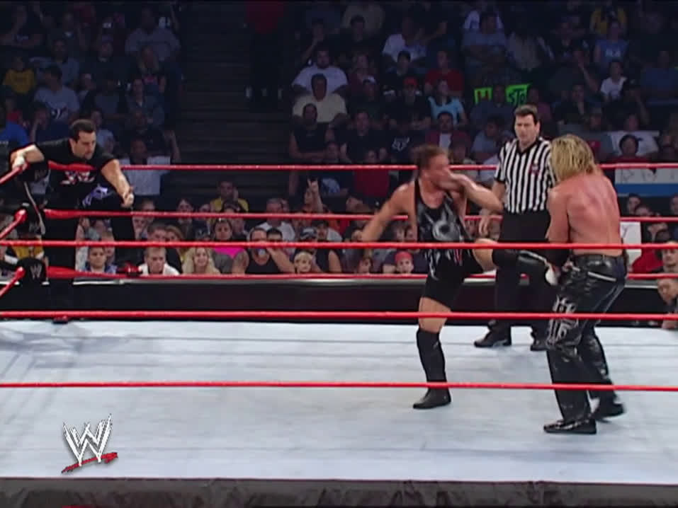 WWE Monday Night Raw 20020930 Rob Van Dam Spinning Heel Kick