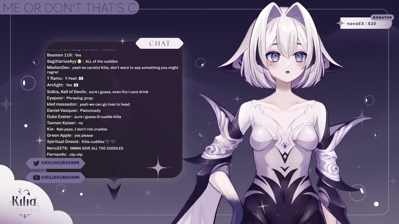 clingy Killia wants cuddles