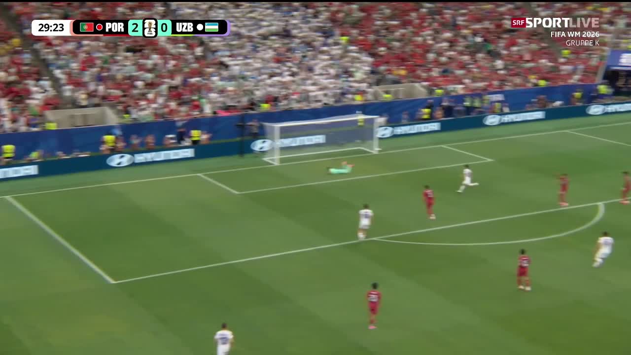 Uzbekistan disallowed goal against Portugal 30'