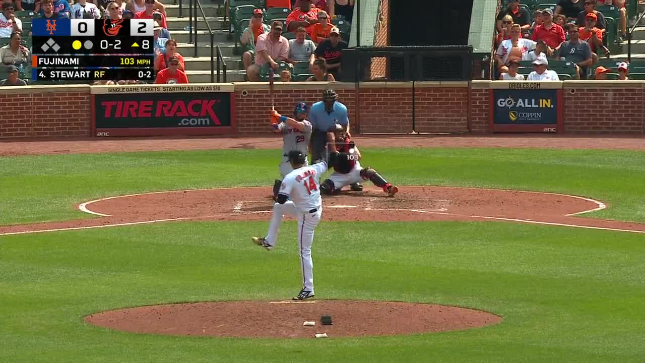 Highlight] Baltimore legend Shintaro Fujinami destroying the Mets lineup  with filthy cheese : r/baseball