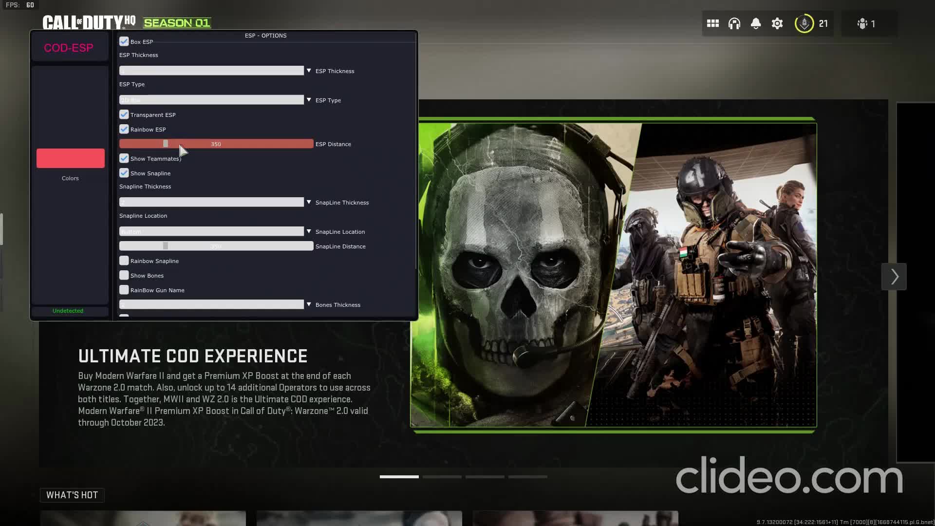 Esp Menu Cod espmw2