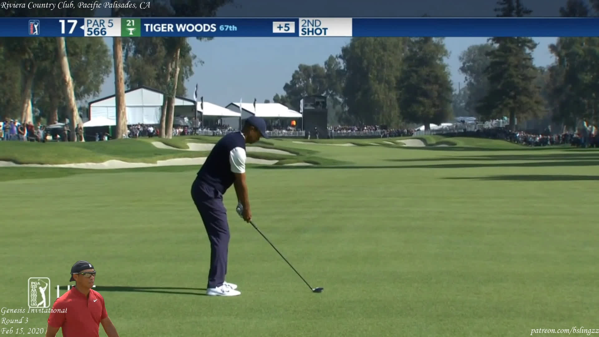 tiger woods round 3 tee time