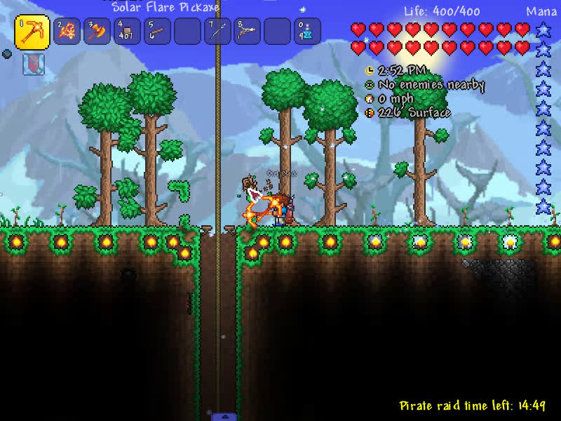 Terraria, but I'm a RAID BOSS 